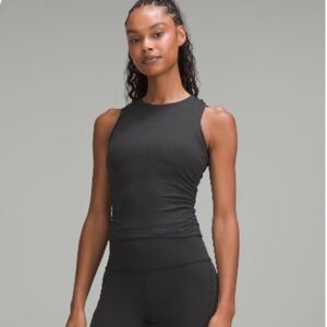 Lululemon License to Train Tight-Fit Tank Top, Black, 12